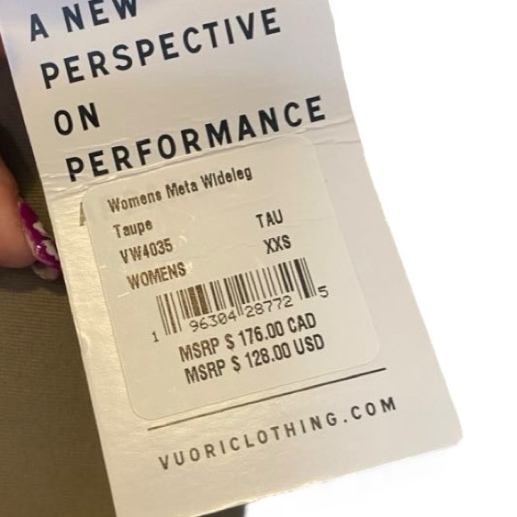 Vuori Meta Wide Leg Pants in Taupe - Picture 6 of 6